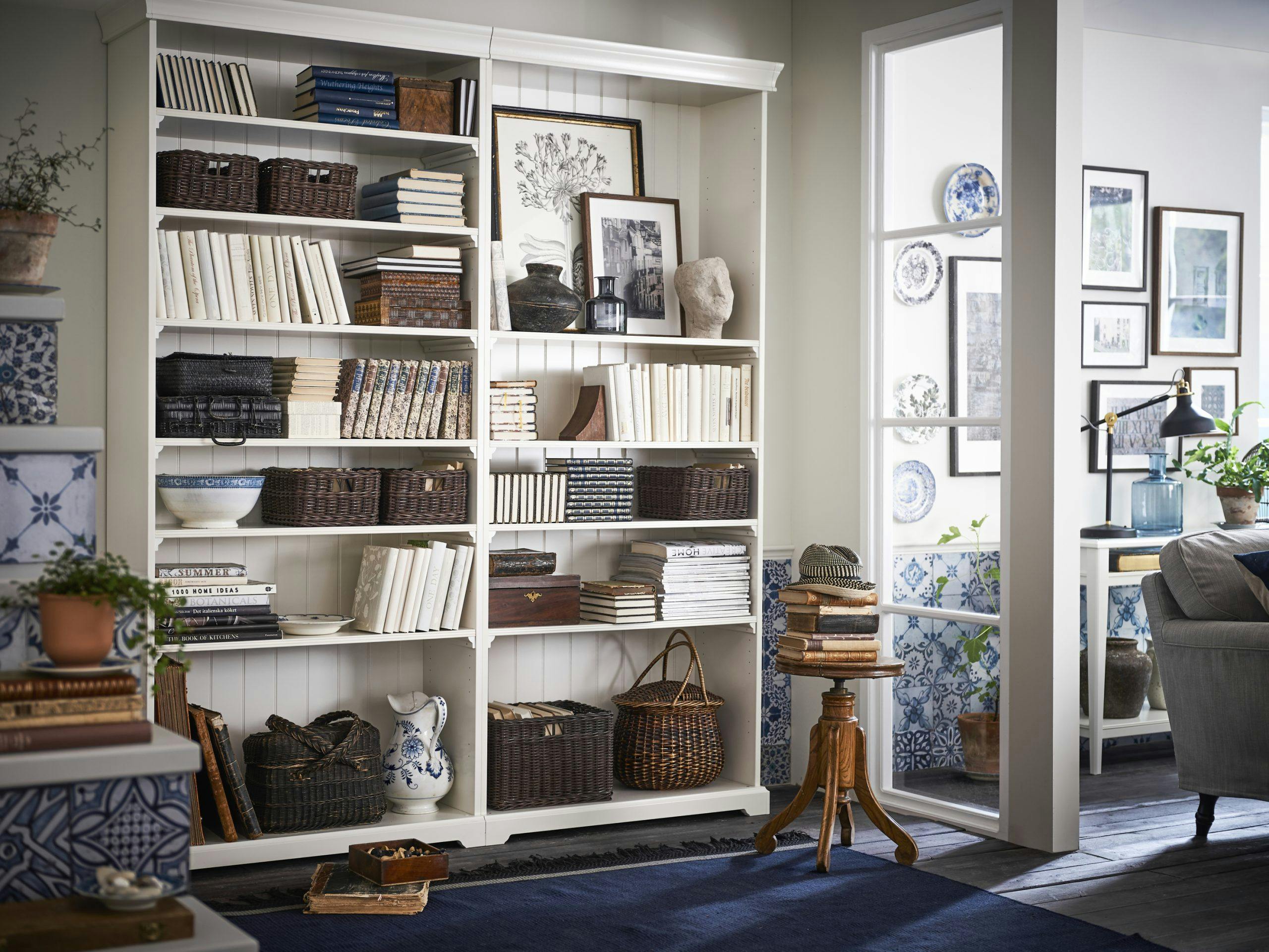 Tradisjonell bokhylle bokhylle fra ikea